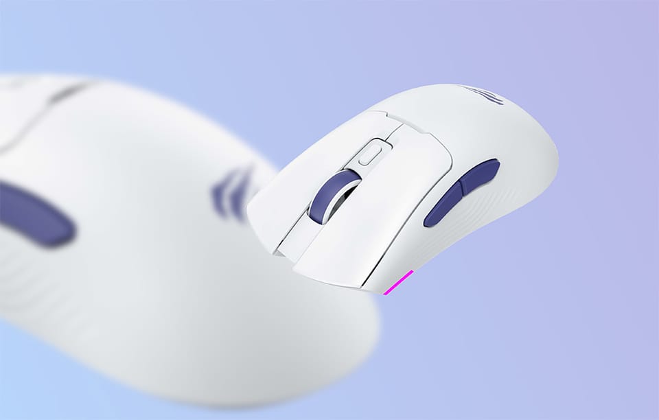 Przewodowa Mysz Gamingowa Havit MS966 RGB 12000 DPI Biała