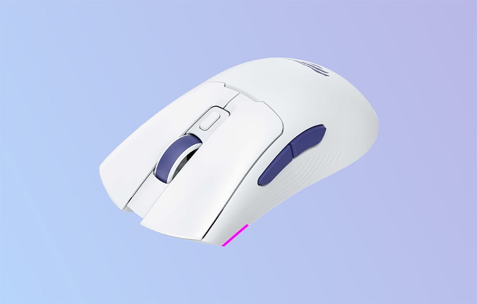 Przewodowa Mysz Gamingowa Havit MS966 RGB 12000 DPI Biała