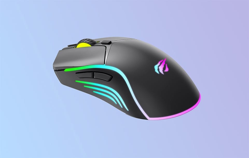 Przewodowa mysz gamingowa Havit MS1029 RGB (czarna)