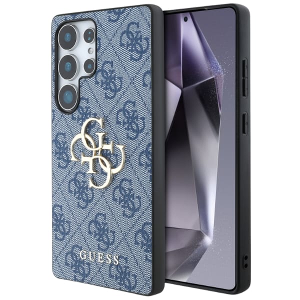 Etui Guess Big 4G Logo Classic Logo do   Samsung Galaxy S25 Ultra niebieski