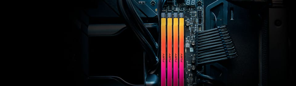 Pamięć RAM Kingston Fury Renegade RGB 48GB (2x24GB) DDR5 8400 MHz