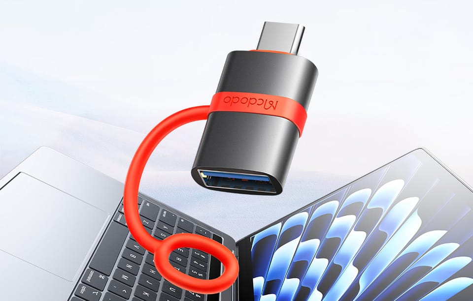 Adapter USB-A do USB-C McDodo OT-3810 (czarny)