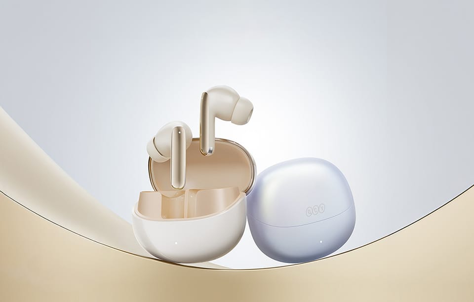 Słuchawki TWS QCY MeloBuds Pro HT08, ANC (złote)