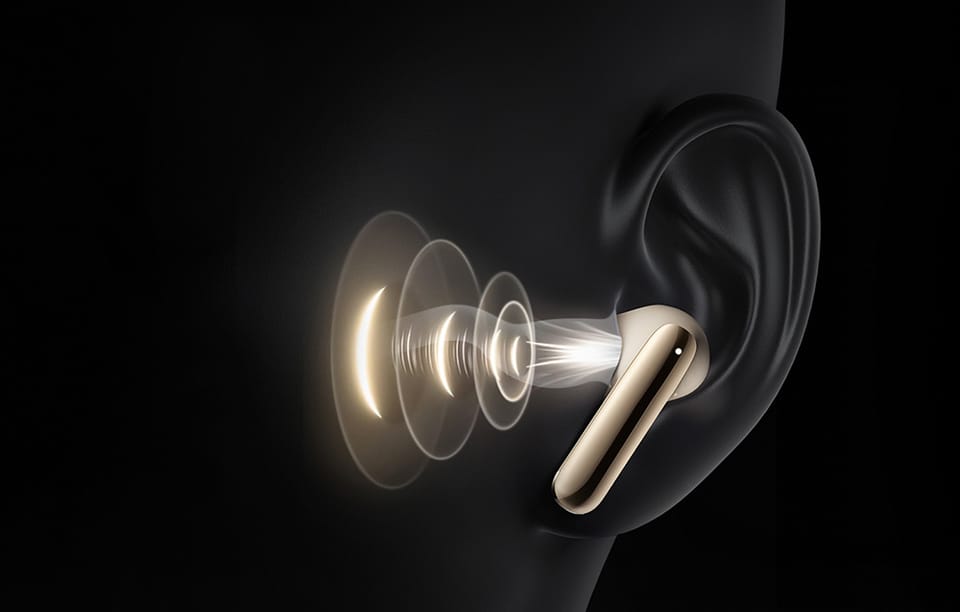 Słuchawki TWS QCY MeloBuds Pro HT08, ANC (złote)
