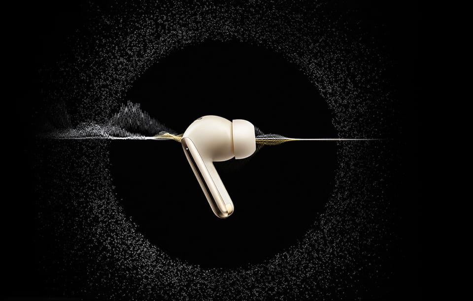 Słuchawki TWS QCY MeloBuds Pro HT08, ANC (złote)