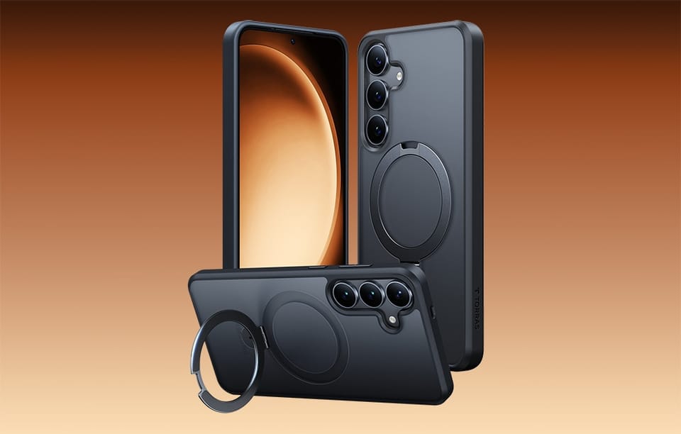 Etui do Samsung Galaxy S25+ Czarny Torras Ostand Series