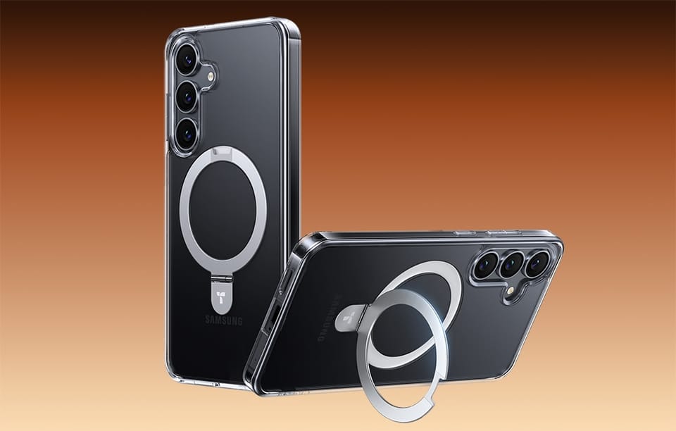 Etui do Samsung Galaxy S25 Przezroczyste Torras Ostand Series
