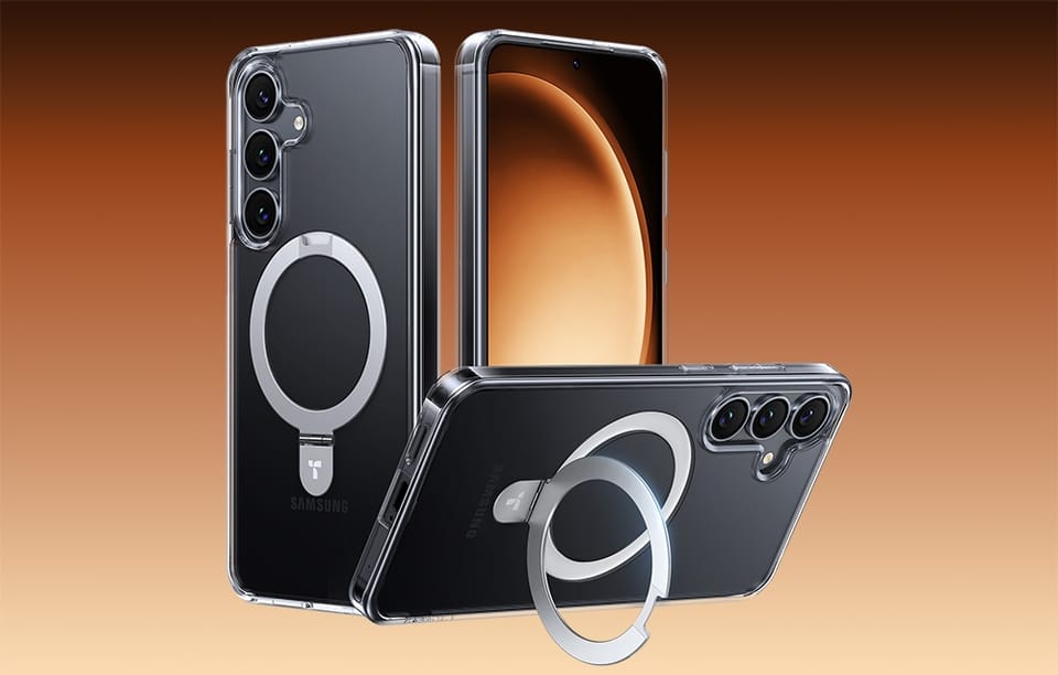 Etui do Samsung Galaxy S25 Przezroczyste Torras Ostand Series