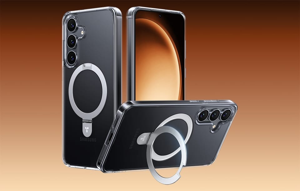 Etui do Samsung Galaxy S25+ Przezroczyste Torras Ostand Series