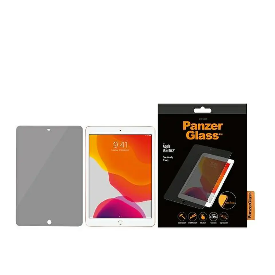 PanzerGlass E2E Super+ iPad 10,2"Case Friendly Privacy