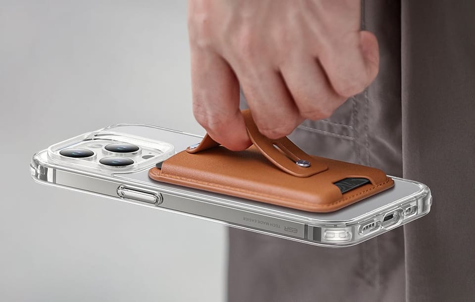 Magnetyczny portfel Halo Lock ESR (brązowy)