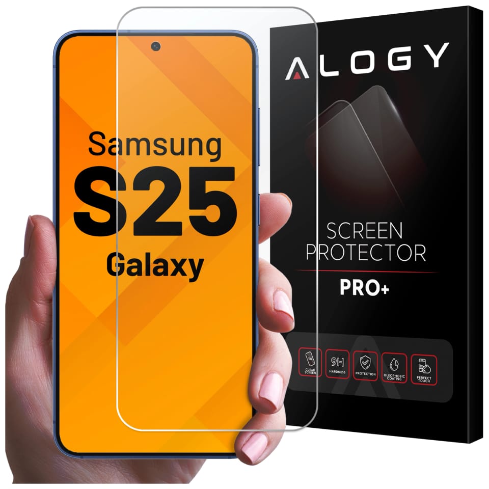 Szkło hartowane do Samsung Galaxy S25 ochronne szkiełko na ekran 9H Alogy Heavy Pro+™️