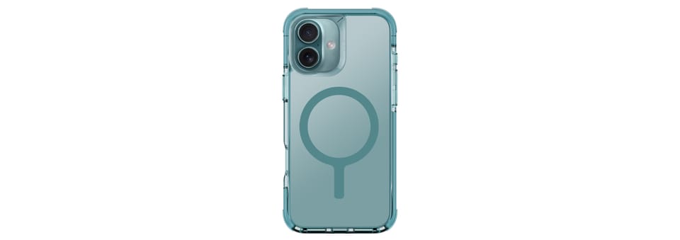 UNIQ etui Combat iPhone 16 6.1" Magclick  Charging zielony/teal green