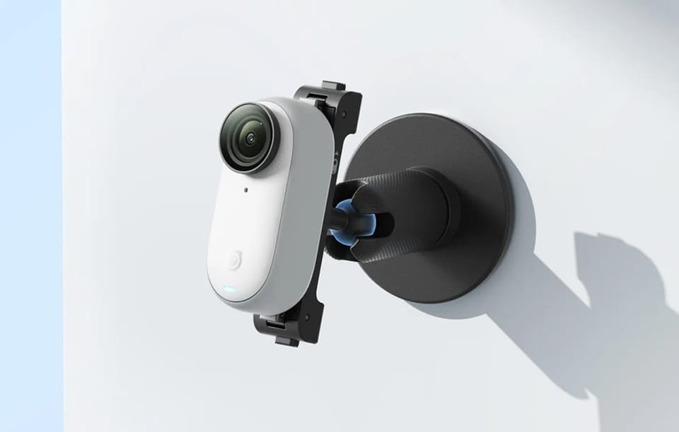 Mocowanie kulowe z szybkozłączką do kamery Insta360 GO 3S / GO 3 (samoprzylepne)