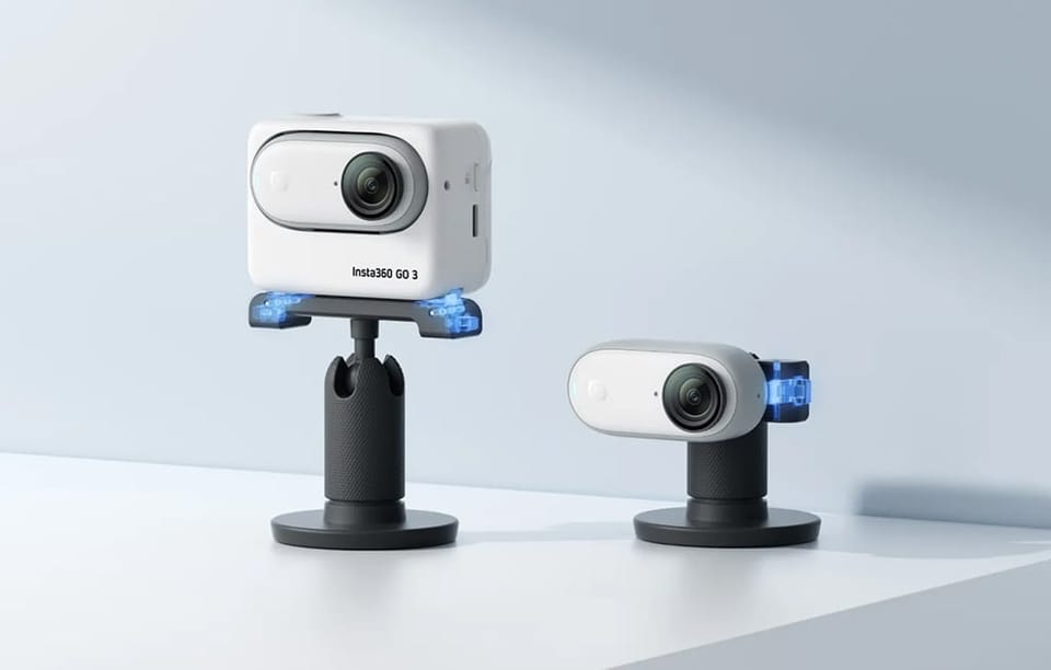 Mocowanie kulowe z szybkozłączką do kamery Insta360 GO 3S / GO 3 (samoprzylepne)