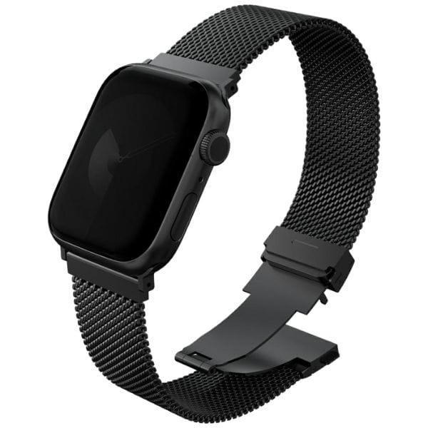 Pasek UNIQ Dante Pro do Apple Watch       42/41/40mm Stainless Steel grafitowy czarny