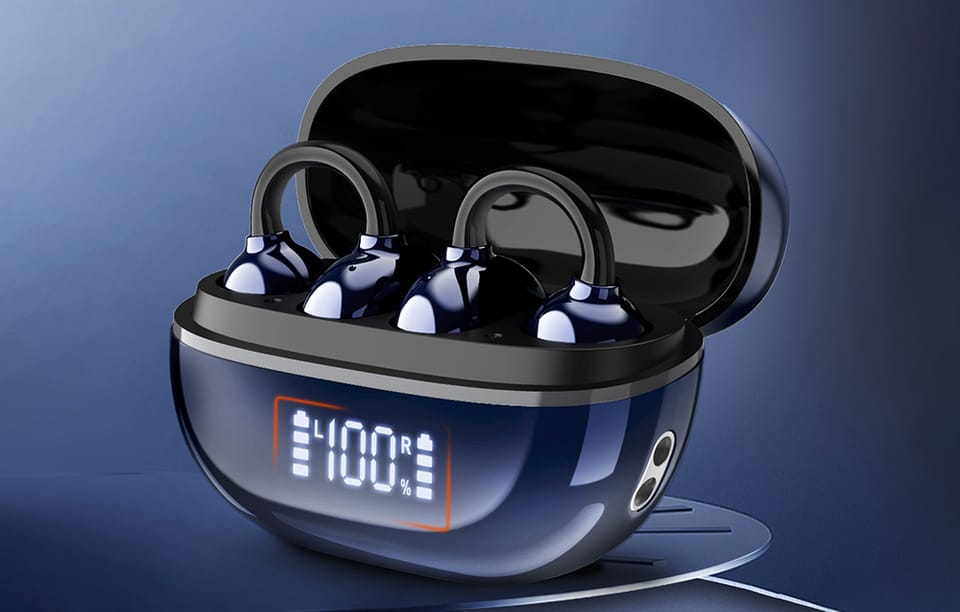 Słuchawki Douszne LDNIO T09 Bluetooth 5.4 z Etui 20h Ciemnoniebieskie