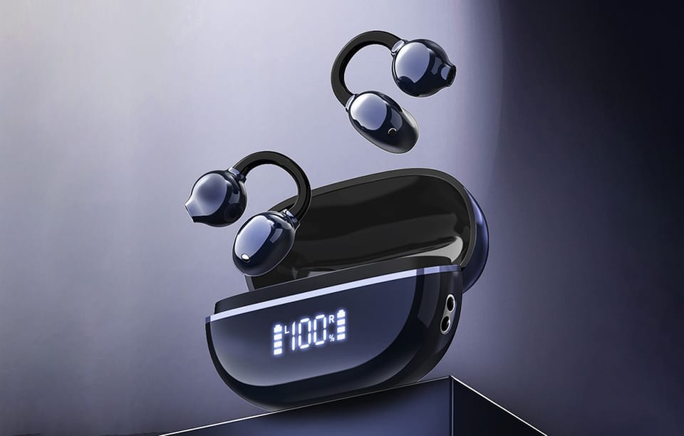 Słuchawki Douszne LDNIO T09 Bluetooth 5.4 z Etui 20h Ciemnoniebieskie