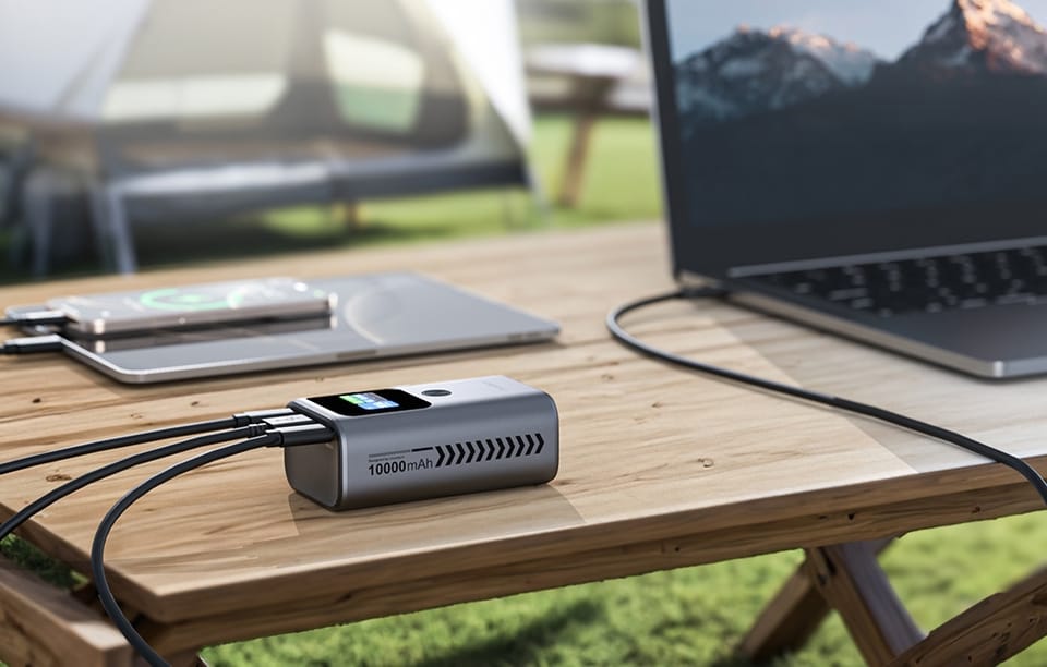 Powerbank Choetech B701 10000mAh PD30W (szary)
