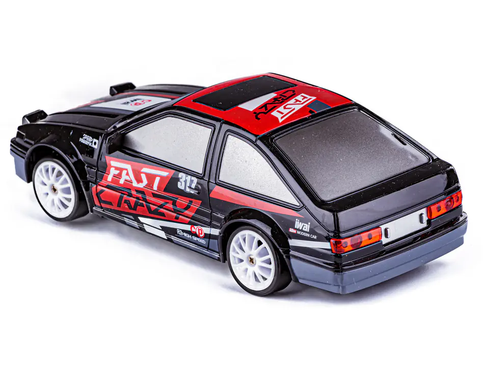 Drift Car, Auto RC Drift 1:24 2.4GHz 4WD BLACK