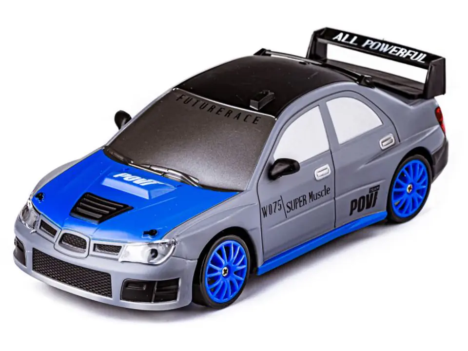 Drift Car, Auto RC Drift 1:24 2.4GHz 4WD SILVER