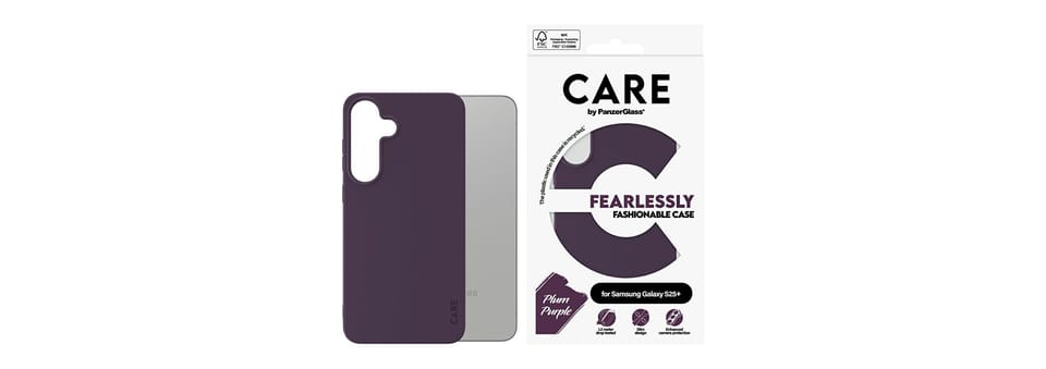 Etui CARE by PanzerGlass Fashion do      Samsung Galaxy S25+ fioletowy