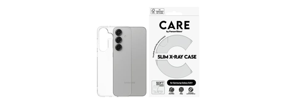 Etui CARE by PanzerGlass Fashion X-Ray   do Samsung Galaxy S25+ przezroczysty