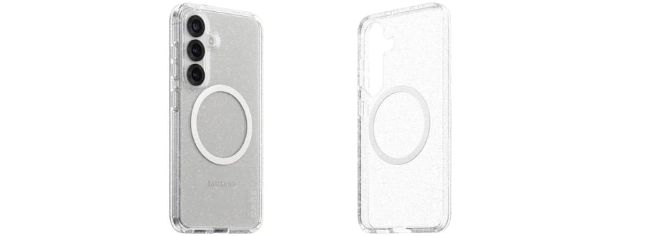 Etui CARE by PanzerGlass Flagship Urban  Combat Starlight White QI do Samsung Galaxy S25 przezroczysty