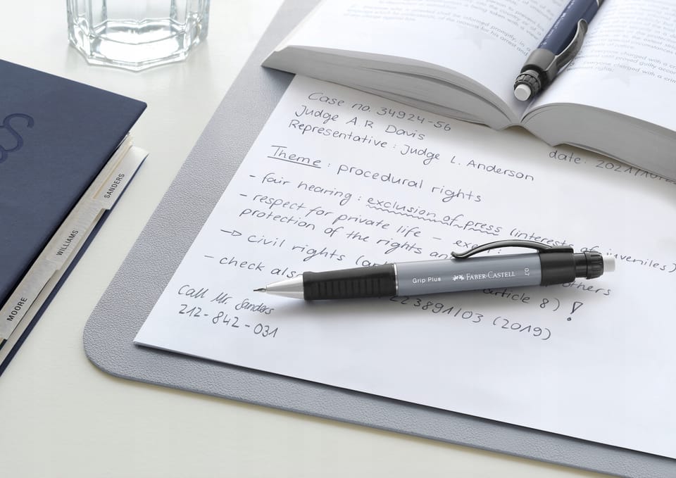 Ołówek automatyczny GRIP plus 1307 niebieski metalik 130732 FABER-CASTELL