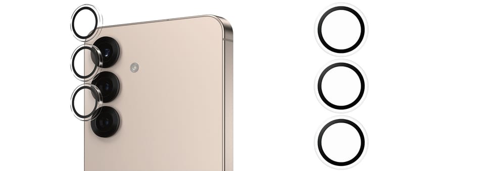 Szkło hartowane na obiektyw PanzerGlass  Hoops Lens Protector do Samsung Galaxy S25 przezroczysty