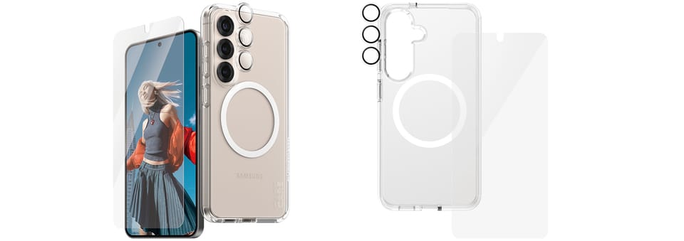 Zestaw ochronny CARE by PanzerGlass       Flagship 3w1 Etui+Szkło+Lens do Samsung Galaxy S25+