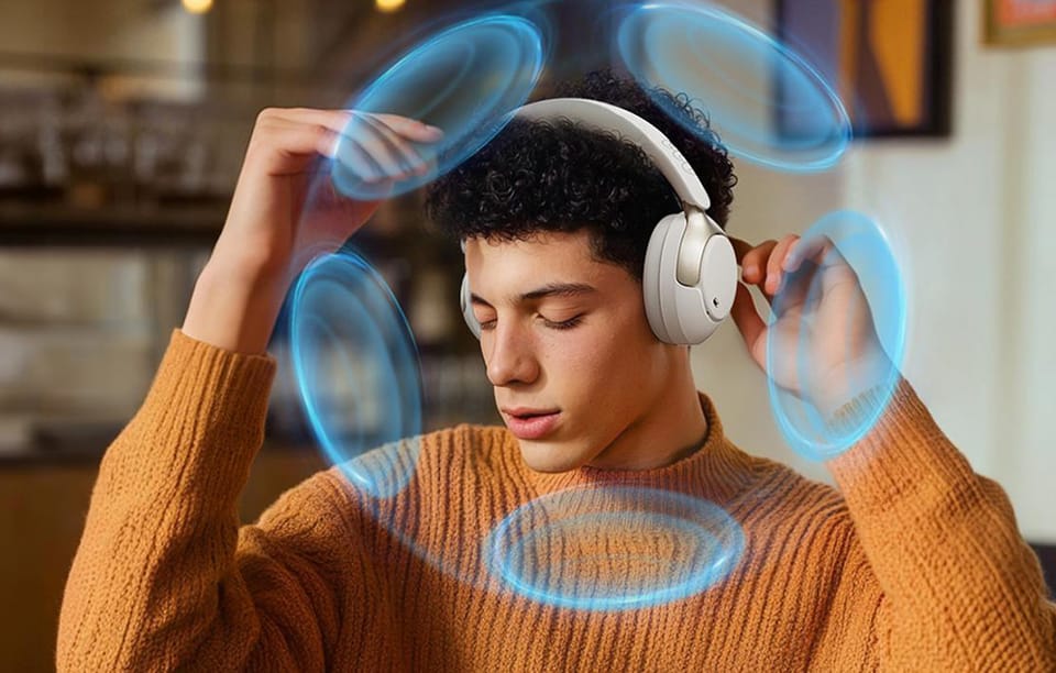 Słuchawki Bezprzewodowe QCY H3 Pro ANC Bluetooth 5.4 Hi-Res 55h Białe