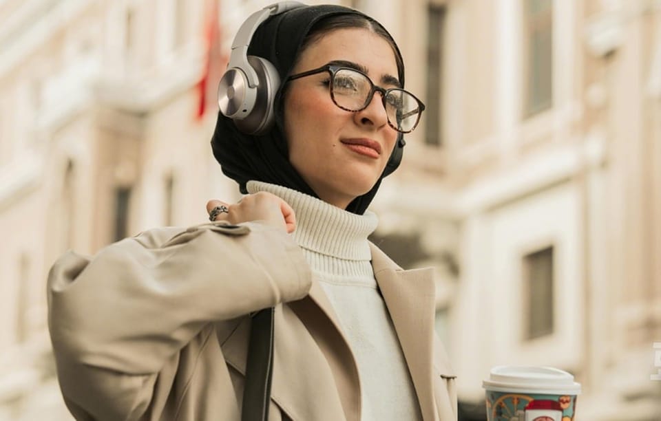 Słuchawki bezprzewodowe OneOdio A10 ANC (białe)