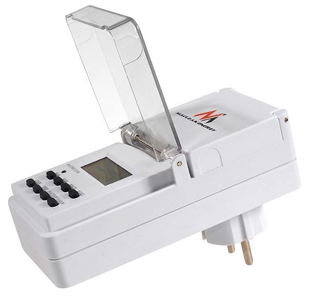 Zewnętrzny timer cyfrowy. Wyłącznik automatyczny Maclean MCE08. 3600W, IP44