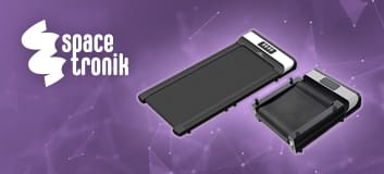 bieżnia elektryczna składana, bieżnia do domu, cicha bieżnia, bieżnia z wyświetlaczem LED, kompaktowa bieżnia, bieżnia Spacetronik SPE-W03, bieżnia pod biurko, sprzęt fitness do domu