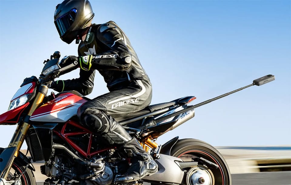 Mocowanie na ramę motoru Insta360 do kamer sportowych