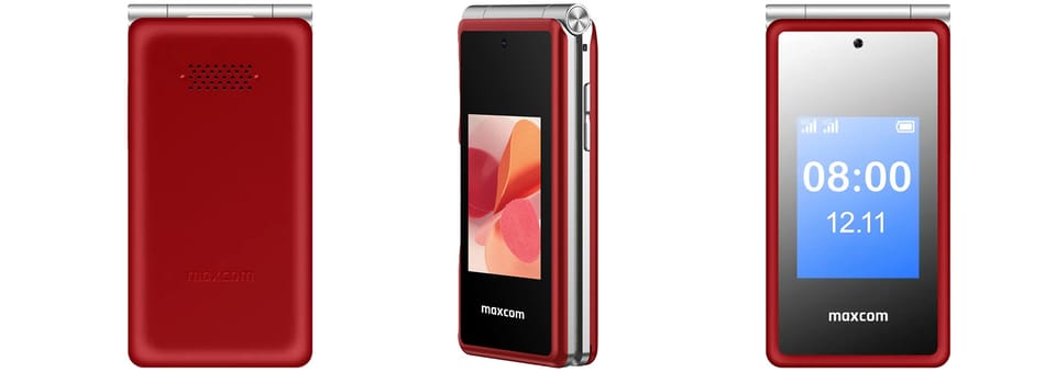 Telefon Maxcom Comfort MM835 4G czerwony