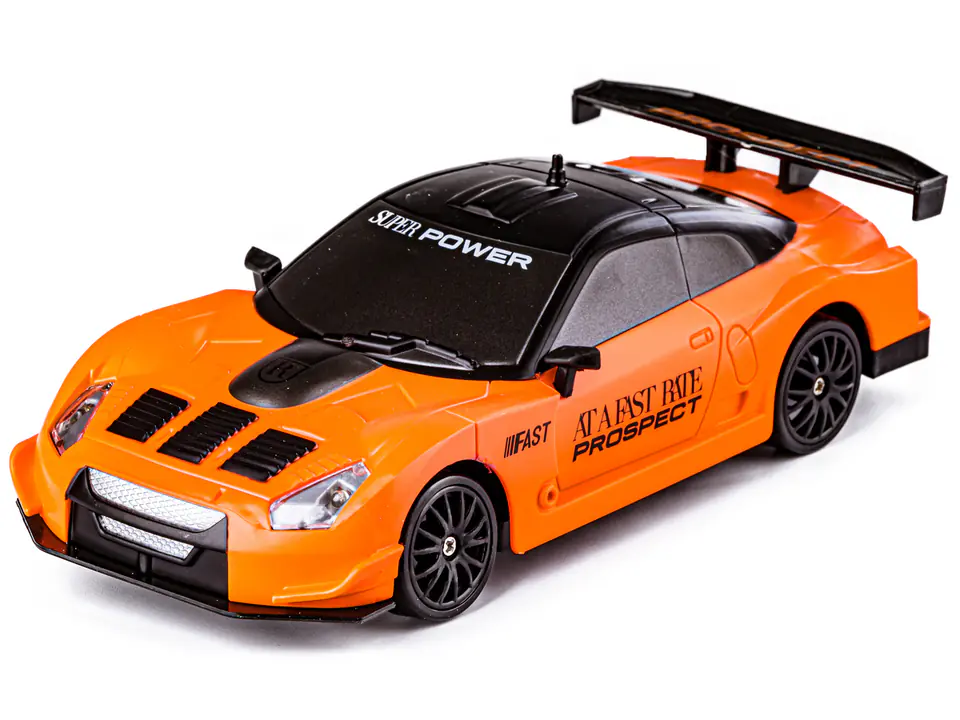 Drift Car, Auto RC Drift 1:24 2.4GHz 4WD ORANGE