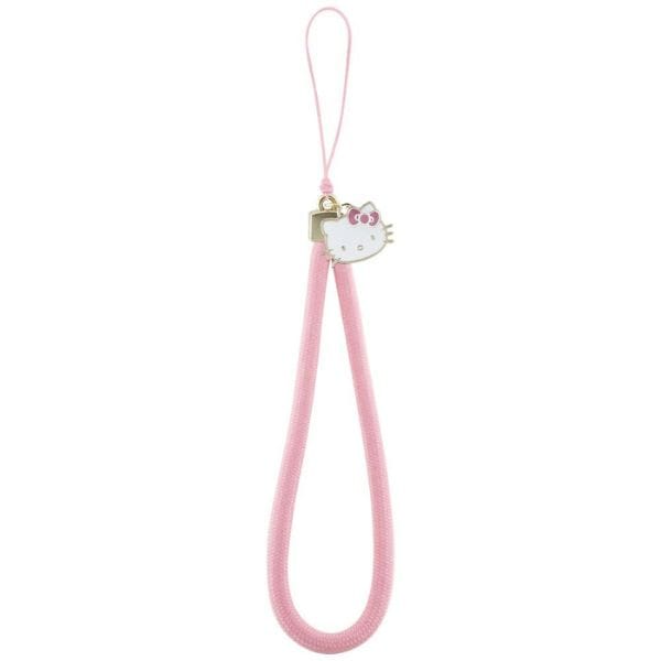 Zawieszka na telefon Hello Kitty Nylon   Cord Kitty Head różowy