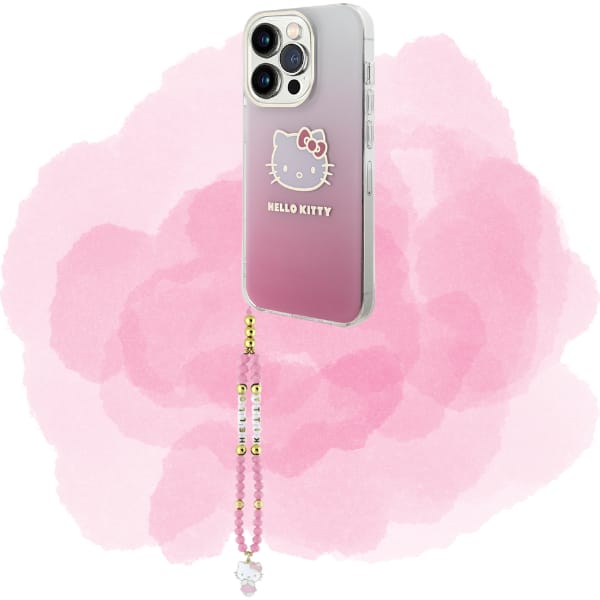 Zawieszka na telefon Hello Kitty Pearls  and Beads Kitty Charm różowy