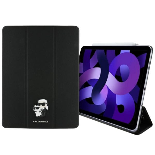 Karl Lagerfeld KLFC13RM24SAKCK iPad Air  13" 2024 Book Cover czarny/black Saffiano Magnetic Karl &Choupette