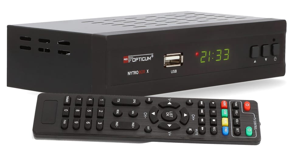 Tuner DVB-T2 i DVB-C Opticum Nytrobox X H.265