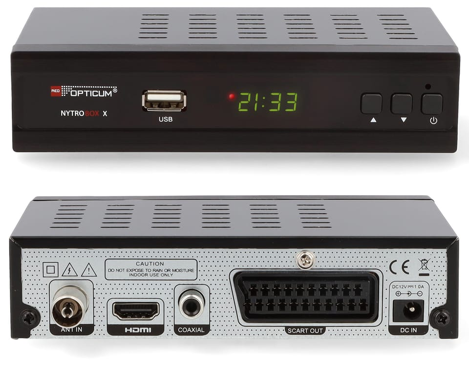 Tuner DVB-T2 i DVB-C Opticum Nytrobox X H.265