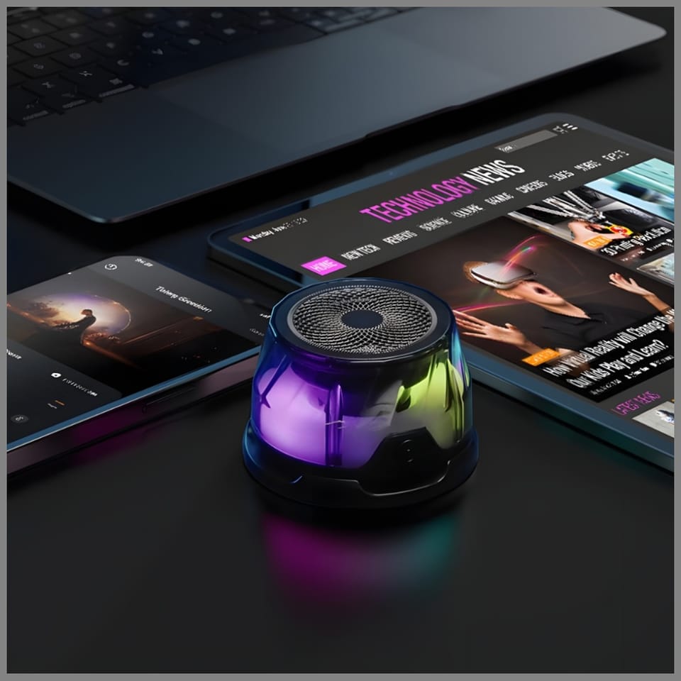 Głośnik Bluetooth 4smarts SoundCharge    kompatybilny z MagSafe czarny