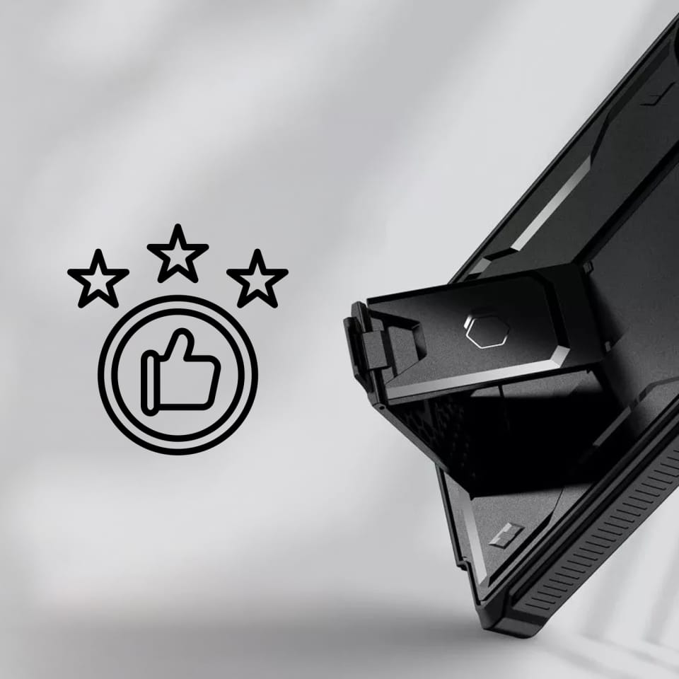 Etui do Samsung Galaxy S25 Ultra obudowa ochronna Tech-Protect Kevlar Cam+ Black