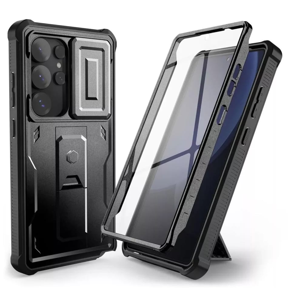 Etui do Samsung Galaxy S25 Ultra obudowa ochronna Tech-Protect Kevlar Cam+ Black