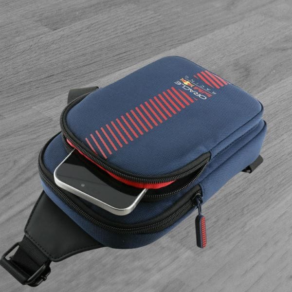 Torebka na telefon Red Bull Powerbar      Crossbody Nylon granatowy