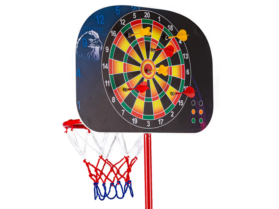 2in1 Basketball Darts Game Set 166cm