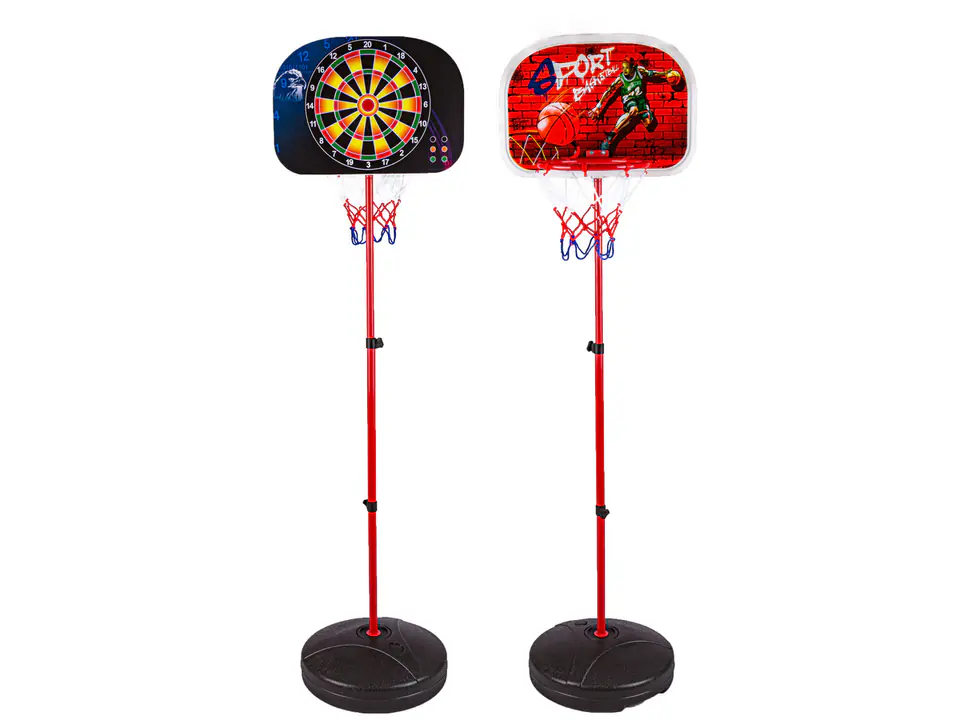 2in1 Basketball Darts Game Set 166cm