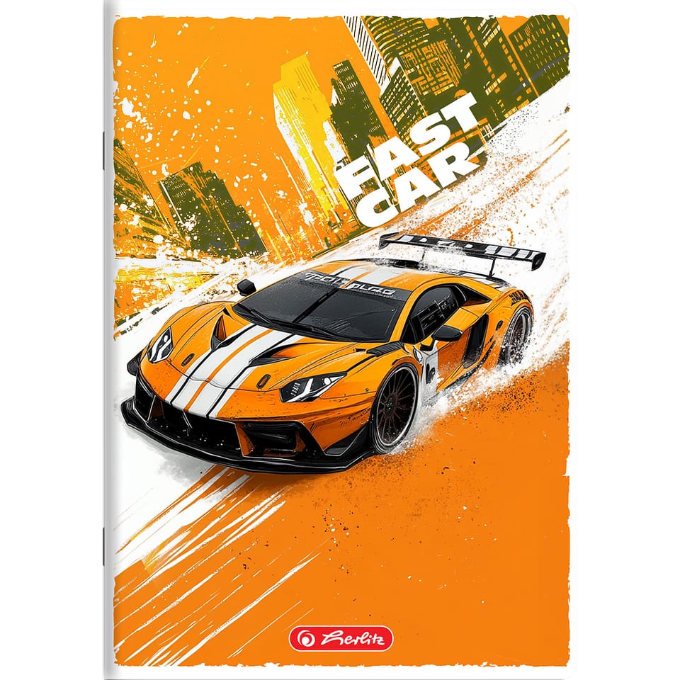 Zeszyt A5 32k kratka margines FAST CAR 400196836 HERLITZ